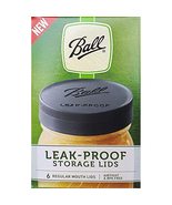 Ball Mason Jar Lids - Regular Mouth (Mason Jar Caps) - Leak Proof - £13.36 GBP