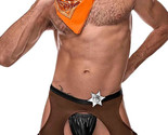 COCKY COWBOY MALE POWER  COSTUME 4 PIECE OUTFIT - $32.99