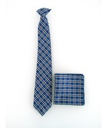 Men&#39;s Vintage Clip-On Tie &amp; Matching Pocket Square Set - €12,90 EUR