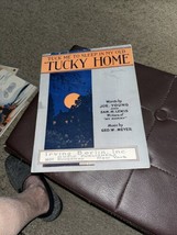 Sheet Music 1921 Tuck Me to Sleep in My Old &#39;TUCKY HOME Vintage by Meyer, Young - £5.90 GBP