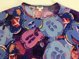 Mickey Mouse Lularoe Irma Shirt Top Size XXS Tunic All Over Print Disney  NEW - £10.41 GBP