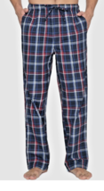 Jockey Men&#39;s soft Touch Woven Plaid Sleep Pants Size Med NWT - $18.00
