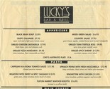 Lucky&#39;s Bar &amp; Grill Menu Stewarts Ferry Pike in Nashville Tennessee - $17.82