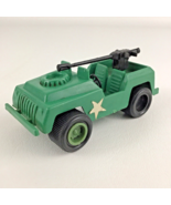 Vintage US Army WWII Push Along Vehicle Green Jeep Military Truck Toy We... - $22.72