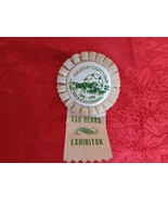 Calhoun County Fair Michigan 1848 -1998 Sesquicentennial Exhibitor Badge - $9.89