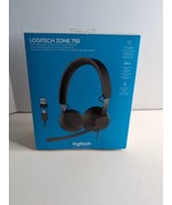 Brand New LOGITECH ZONE 750 Wired USB Headset with Advanced Noise-Cancel... - £87.69 GBP