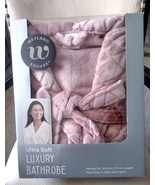 Luxury Pink Bathrobe - Ultra Soft | Wayland Square | 44&quot; Length | NWT - £23.33 GBP