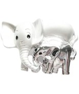 Danecraft Silver-Plated Mother Mom and Baby Elephant Pin Brooch - €8,55 EUR