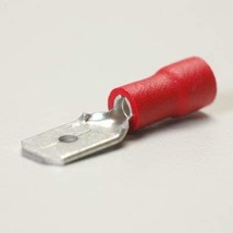 K4 1/4&quot; Red Male Slide On Terminal For 18-22 Gauge Wire/Qty 12 Pack - £7.43 GBP