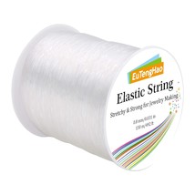 0.8Mm Elastic Bracelet String, Crystal String Cord For Bracelet, 150M El... - £11.79 GBP