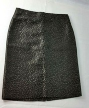 J. Crew Pebble Texture Knee Length Lined  Pencil Skirt Bronze Womens  Si... - £31.46 GBP