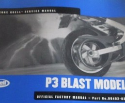 2002 Buell P3 Blast Model Models Service Shop Repair Manual Factory OEM NEW - $199.95