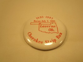 Lapel HAT PIN 1893-1993 CHEROKEE STRIP RUN Laverne OK [Y113A1] - £4.65 GBP