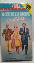 VHS Tape High Society Bing Crosby Grace Kelly Frank Sinatra - $4.92