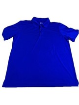 bcg Golf Men’s Short Sleeve Collar Buttons Casual Polo Shirt Blue Size 2XL  - $350.61 MXN