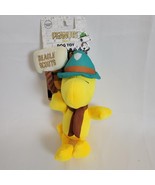 New Peanuts Beagle Scouts Woodstock Plush Dog Toy Crinkles and Squeaks 1... - $236.57 MXN