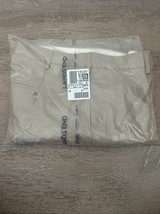 NWT Lands&#39; End Men&#39;s No Iron Plain Tailored Flat Front Pants Khaki 31W 30L - $22.00