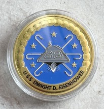 Us Navy - Uss Dwight D. Eisenhower - CVN-69 Challenge Coin - £11.83 GBP