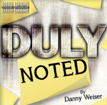 DULY NOTED Red (Gimmick and Online Instructions) by Danny Weiser - Trick - £22.63 GBP