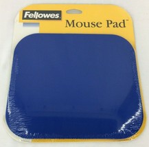 Fellowes Mouse Pad Polyester Nonskid Rubber Base 9&quot; x 8&quot; Blue Medium #58... - $12.37