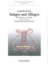 Adagio &amp; Allegro for Sonata No. 6 in A Major Cello &amp; Piano (B2771) - £7.06 GBP