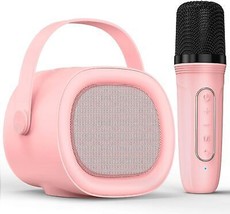 Karaoke Machine for Kids with Wireless Microphone 4 Magic Voices Karaoke Toys fo - £25.62 GBP