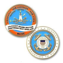 Coast Guard Sector Northern New England Maine Vermont 1.75&quot; Challenge Coin - £28.92 GBP