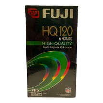 Fuji Fujifilm HQ 120 Blank VHS Multi-Purpose High Quality Videotape 6 Hours - $8.05