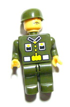 LEGO Army Green Soldier Ranking Commander Minifigure   - $9.85