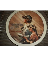 Knowles Norman Rockwell 1st Edition Mothers Day Plate - Faith 1977 - $373.69 MXN