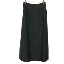 Womens Size 6 Jessica McClintock Black Vintage A-Line Maxi Skirt - £23.48 GBP