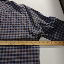 Zachary Prell Long Sleeve Shirt Men’s Size XL Gray Blue Brown Plaid Button Up image 5