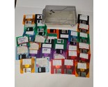Lot Of (29) Quilting Pattern Floppy Disks With Lockable Container W/ Key - $22.28