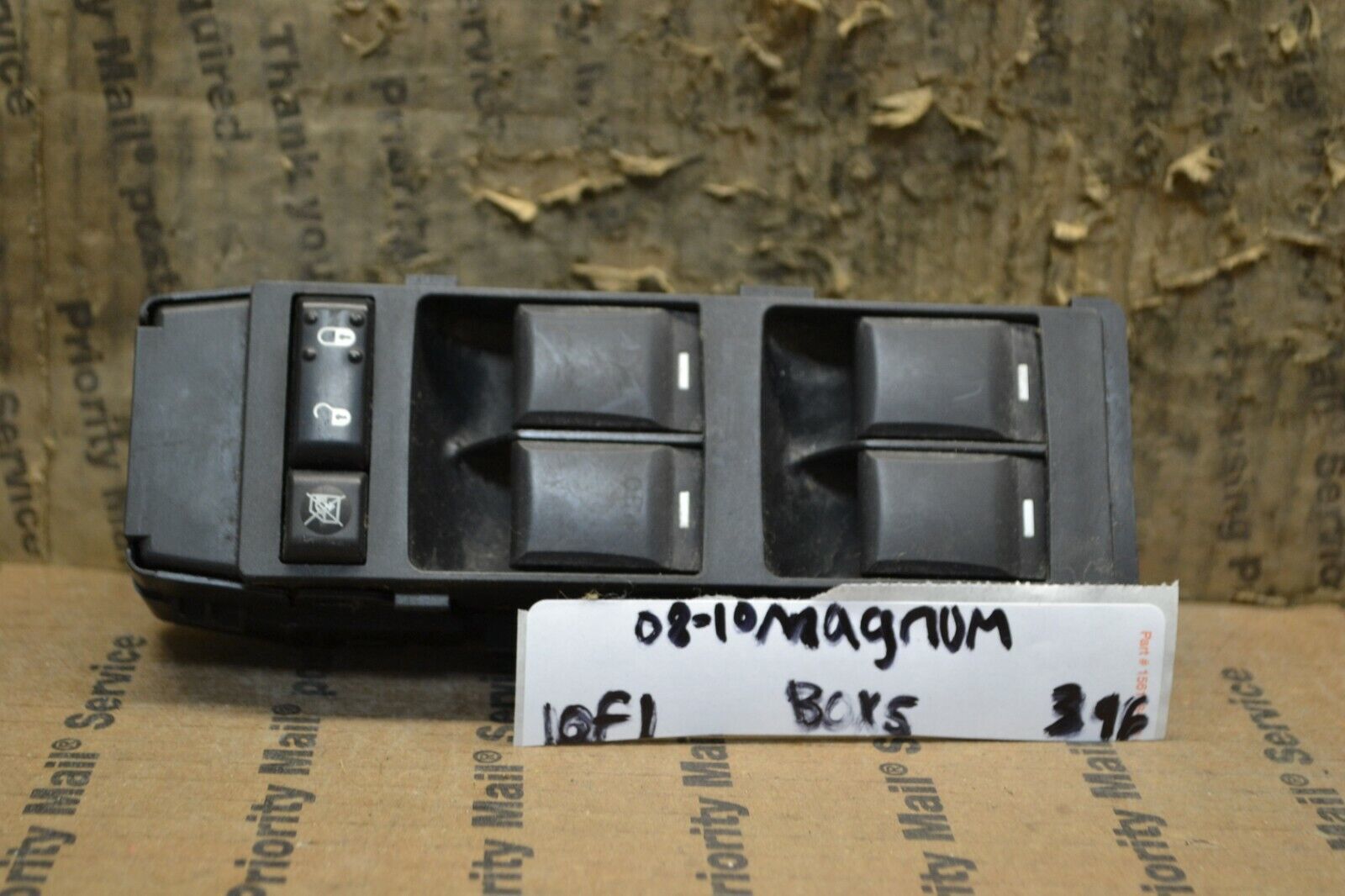 08-10 Dodge Magnum Left Driver Master Switch 04602780AA Door Bx5 896-10f1 - $4.99