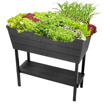 Keter Urban Bloomer 12.7 Gallon Raised Garden Bed with Self Watering Planter Box - $130.67