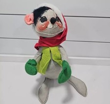 Annalee Doll Christmas Caroling Mouse Mobilitee 11.5” 1971 Vtg - £14.83 GBP