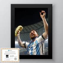 Lionel Messi Autographed Photo, Autograph Authentic With COA - £215.72 GBP