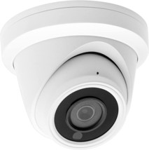  Compatible 4MP PoE IP Turret Camera SonyStarvis Sensor with Microphone - £56.67 GBP