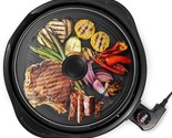 Electric Indoor Nonstick Grill, Dishwasher Safe, Cool Touch, Fast Heat U... - £40.29 GBP