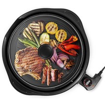 Electric Indoor Nonstick Grill, Dishwasher Safe, Cool Touch, Fast Heat U... - £41.55 GBP