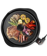 Electric Indoor Nonstick Grill, Dishwasher Safe, Cool Touch, Fast Heat U... - £40.63 GBP