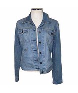 Levi&#39;s Straus Signature Jean Jacket Light Wash button down denim size sm... - $27.73