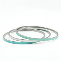 TK242 - High polished (no plating) Stainless Steel Bangle with No Stone - $29.49