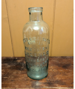 Antique Large 13&quot; Apothecary Medicine Bottle Robert Gibson Lozenge Manch... - £73.30 GBP