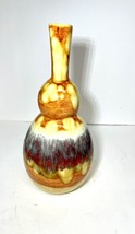 Blue River Pottery Frisco, CO. Unique Bubble MCM Style Yellow Vase - Studio - £26.87 GBP