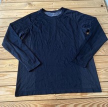 Fabletics Men’s Long Sleeve Athletic Shirt Size XL Black S2 - £14.93 GBP