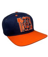 Detroit Tigers Hat Cap Orange Logo &amp; Bill Blue Snapback #1 Apparel MLB B... - £23.52 GBP