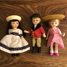 VINTAGE MADAME ALEXANDER DOLL LOT OF 3 Jockey Sail Pink Dress OPEN SHUT ... - £7.27 GBP