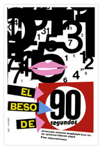 Movie Poster for film The Kiss of 90 SECONDS.Beso rapido.Home room Decor Art - £13.23 GBP