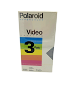 Polaroid Supercolor Video Cassette VHS Tapes T-120 NEW SEALED 3 Pack 246... - £13.94 GBP